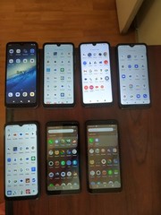 Lot of 7 SKY D63 32GB/Elife A63Max /Elife C63/Stratus C7/TCL K11 32GB and other