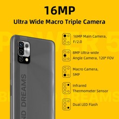 UMIDIGI Power 5 4GB+128GB 6.53 » Dual SIM 6150mAh Android Unlocked Smartphone