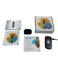 Pantech Breeze III 3 Gray Blue AT&T P2030 Basic Flip Camera Cell Phone Bundle