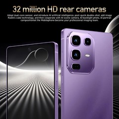 Fuffi-24 Pro,Smartphone Android,6.8 inch, 8GB RAM 256G ROM,Dual SIM,16+32MP Cam