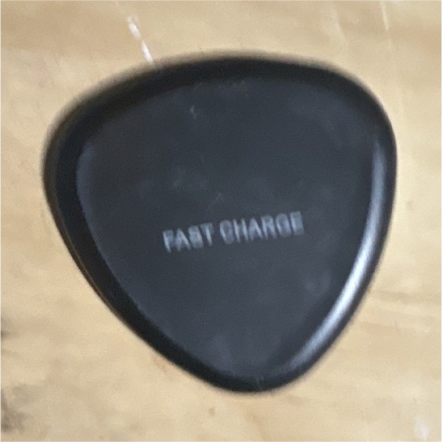 Black Wireless Fast Charge Charging Pad