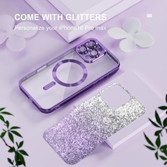 Magnetic for iPhone 16 Pro Max Case [Military Grade Drop Protection] Soft Phone