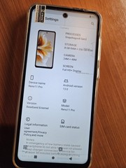 OPPO Reno 11 5G ( Grey 256 GB 8GB RAM)6.7&Prime; 50MP Dual Sim Unlocked Global Version
