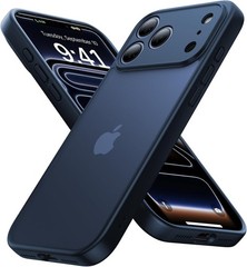 iPhone 17 Pro Case – Military Grade Shockproof, Ultra Slim, Matte Blue