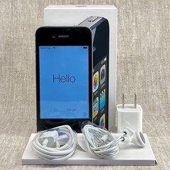 Apple iPhone 4S 8GB Black Smartphone Unlocked iOS 7.0.6 Complete Box CIB A1387