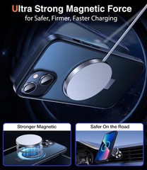 3-in-1 Magnetic Kickstand Ring Holder for iPhone 13 Case, iPhone 14 Case