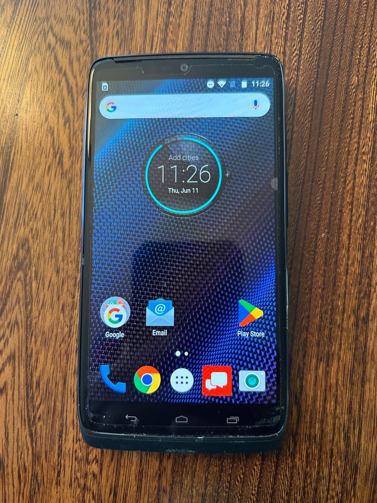 Motorola Droid Turbo XT1254 Black Ballistic Nylon (VERIZON) Free Shipping!