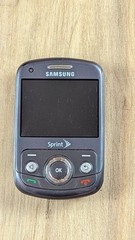 Sprint Samsung Reclaim Dark Gray
