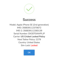 Apple iPhone SE 2nd Gen. (PRODUCT)RED – 64GB (Cricket Wireless) MHG3LL/A