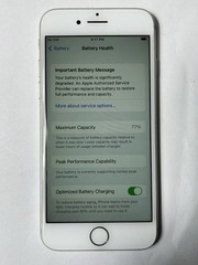 Apple iPhone 7 Silver A1660 CDMA+GSM 32GB *UNLOCKED* MNAD2LL/A iOS 15.8.7 🔋77%