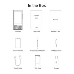 Unihertz Titan Slim The New Sleek QWERTY 4.2&Prime; 4G Smartphone Android 11 NFC Phone