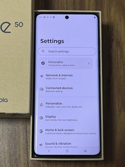 Motorola Edge 50 5G, XT2407-1 (Koala Gray 256GB, 12GB RAM) Factory Unlocked