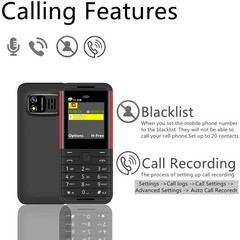 SERVO BM5310 Mini Phone | 3 SIM, Auto Call Recorder, Bluetooth, 1.3 Display