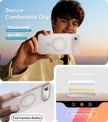iPhone Air Case for Women Girls, Slim Magnetic Case for Apple i Phone 17 Air 6.5