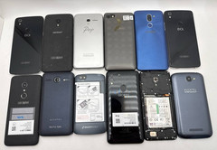 Lot of 12 Alcatel Smartphones Idol 5S 3V 1X Pop A5 Fierce 2 No Power READ