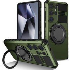 For Samsung Galaxy S25 Ultra Case,Military Grade with Stand,Magnetic Support