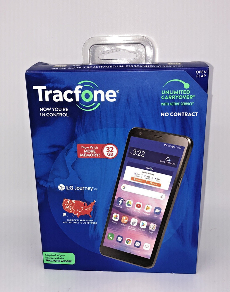 TracFone LG Journey 4G LTE Prepaid Smartphone (Locked) – Black – 16GB – SIM…