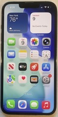 CRACKED BACK, GSM UNLOCKED, iPhone 13 PRO, 256GB A2483 MLR63LL/A FOR REPAIR.