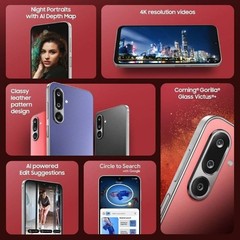 Samsung Galaxy F36 5G Red 8GB 128GB-Global Version-Factory Unlocked Smartphone