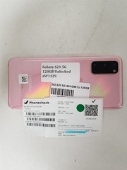 Samsung Galaxy S20 5G 128GB Pink SM-G981U (Unlocked) Discounted zW3129