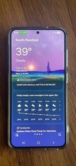 Samsung Android Triple Rear Camera USB Type-C White Smartphone Bar Style