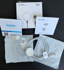 NEW – Set of 2 Magnetic Charging Cables for IWatch, White-3&rsquo;2&Prime; long, USB C port