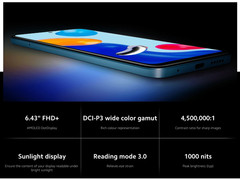 Xiaomi Redmi Note 11 4G LTE Star Blue – 4GB RAM – 128GB ROM – GLOBAL – NEW