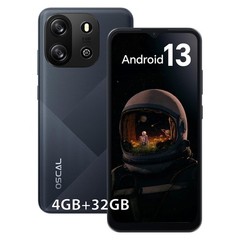 Blackview OSCAL FLAT 1C 4G Smartphone 4GB+32GB 6.56&Prime; Android 13 Dual SIM 4700mAh