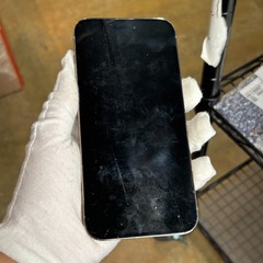 Apple iPhone 14 Pro Max 512GB Gold Unlocked Cracked Back Bad LCD For Parts Read