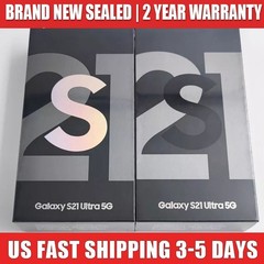 NEW UNLOCKED SAMSUNG GALAXY S21 ULTRA 5G 128GB SM-G998U1 GSM+CDMA US STOCK