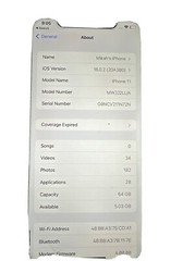 Apple iPhone 11 – 64GB – Purple (T-Mobile) A2111 (CDMA + GSM)