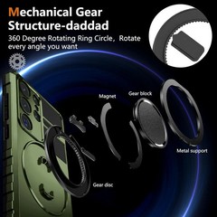 For Samsung Galaxy S25 Ultra Case,Military Grade with Stand,Magnetic Support