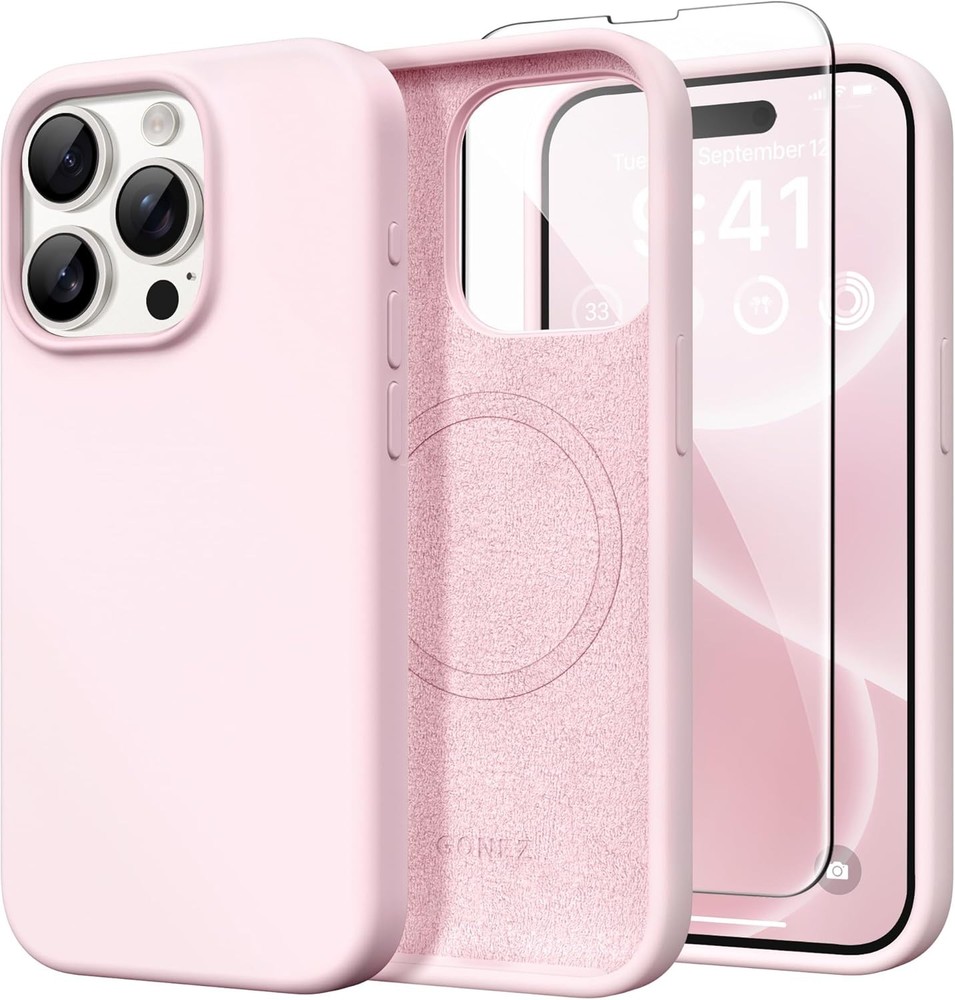 Magnetic for iPhone 15 Pro Max Case, Anti-Scratch Microfiber Lining & Screen Pro