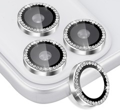 Aluminum Alloy Tempered Glass Camera Lens Protector for iPhone 17 Pro/Pro Max