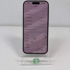 Broken Unlocked Apple iPhone 15 Pro 128GB 26.2 MTQP3LL/A Read