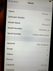 Apple iPhone 6 – 128 GB, Space Gray, UNLOCKED, 100% Battery, Great Condition