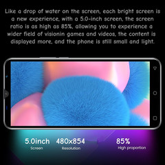 Smartphone Has 5.0Inch HD Screen,Dual SIM Dual Camera, Quad Core, 16GB Rom【Expan