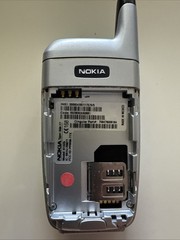 Nokia 6102b – Black and Silver ( Cingular ) Rare Cellular Flip Phone UNTESTED