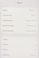 Apple iPhone 17 Pro – 256 GB – Deep Blue – excellent condition