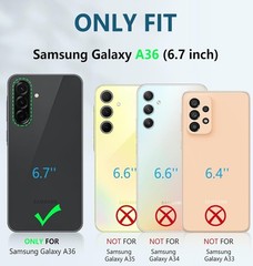 Samsung Galaxy A36-5G Case: Galaxy A56-5G Case Military Grade Rugged Cover