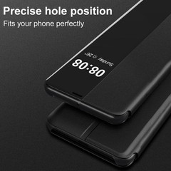 Samsung Galaxy S26 Ultra Case Flip Leather Cover Clear S-View Smart Window 5G