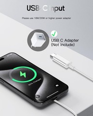 Wireless Fast Charger Pad for iPhone 17/17 Pro/17 Pro Max