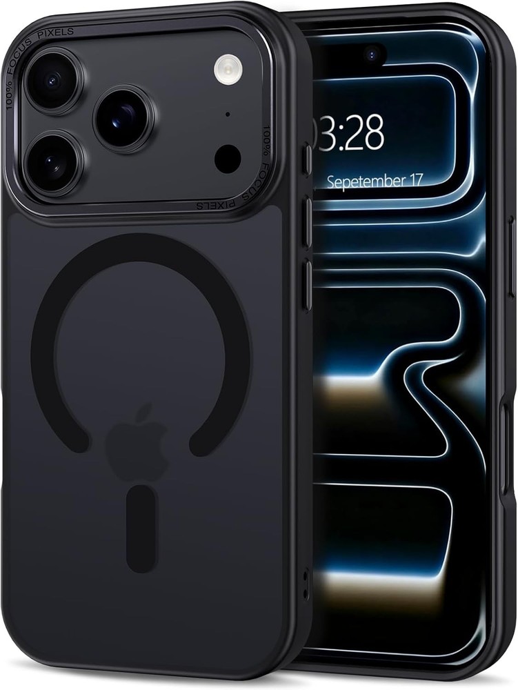 Case for iPhone 17 Pro Max Case Magnetic Soft TPU Bumper Hard Translucent Matte
