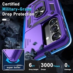 Compatible with Samsung Galaxy A37/A36 5G Case – Heavy Duty Shockproof Full Body