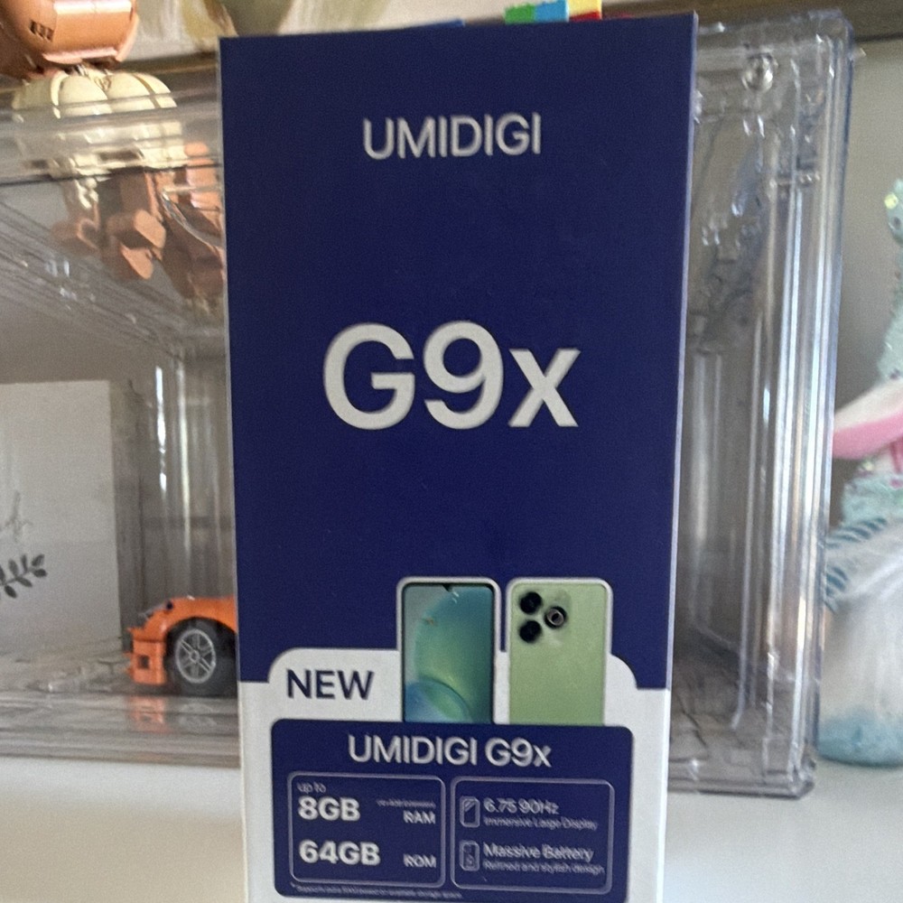 UMIDIGI G9x 64GB 8GB RAM 6.75&Prime; 90Hz Factory Unlocked Android Black