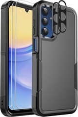 Samsung Galaxy A15 5G Phone Case, 15 FT Military Grade Drop Protection, Black