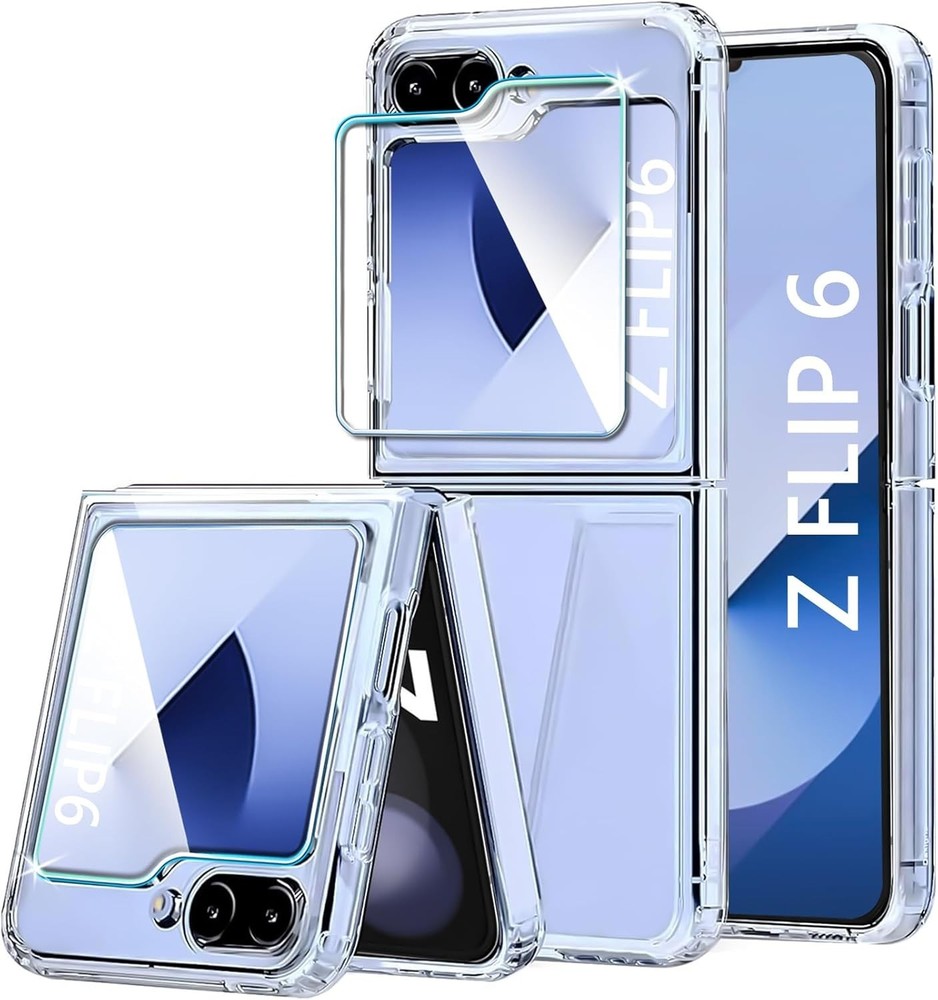 For Samsung Galaxy Z Flip 6 Case with Slim Shockproof TPU Bumper Hard PC Cover