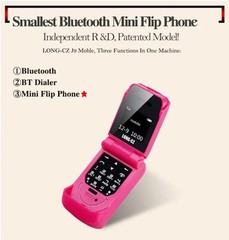 Unlocked J9 Mini Filp Dialer Cellphone GSM Mobile Card Phones FM Radio BT 3.0