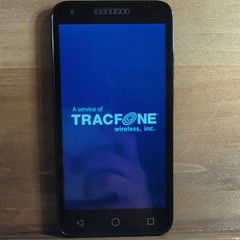 Alcatel A574BL TracFone Raven LTE – 16GB – Black – Works/Factory Reset