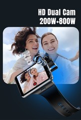 2.88in 4G Larger Screen Smart Watch Android 11 Dual Camera WIFI GPS SIM Support
